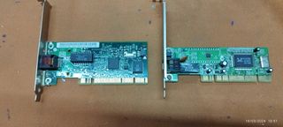 Tarjeta conexión moden y antena Tv