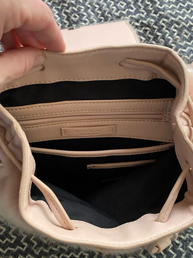 MOCHILA ZARA COLLECTION ROSA