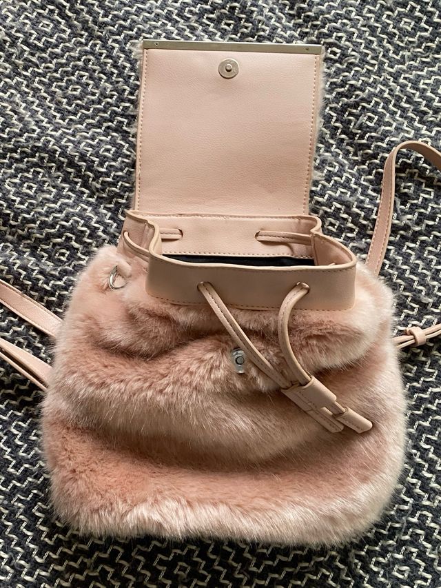 MOCHILA ZARA COLLECTION ROSA