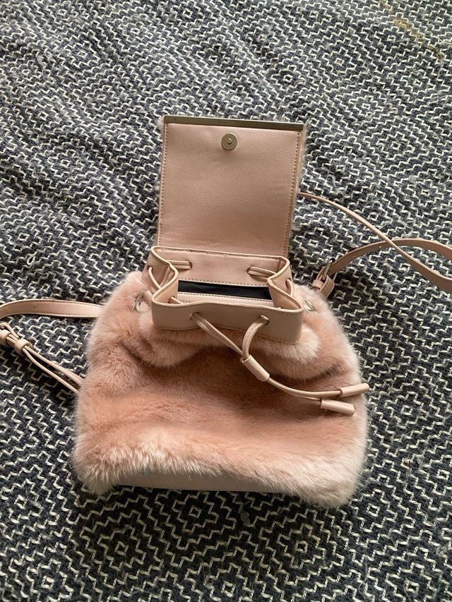 MOCHILA ZARA COLLECTION ROSA