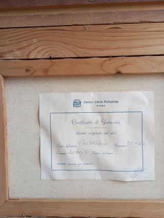 Dipinto olio su tela con cornice 
Pittore Demis 