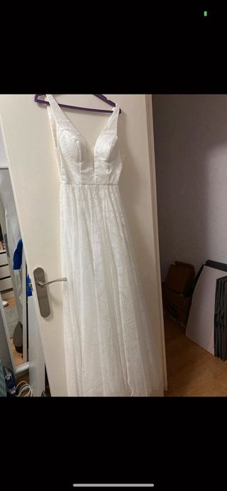 Vestido novia Blanco S