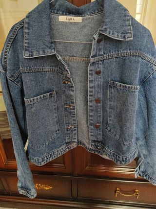Giubbino jeans oversize