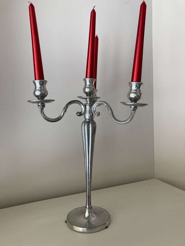 Candelabro in peltro