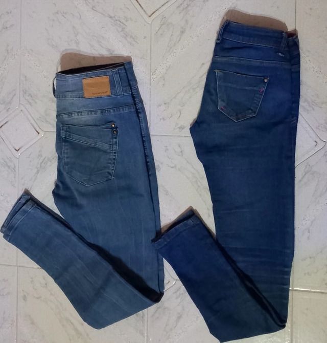 Set jeans maglioncino vestito donna tg xxs/xs