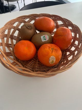 cesta panera mimbre trenzado