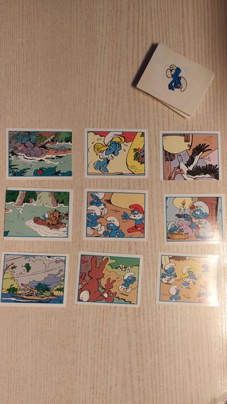 Collezione Figurine I Puffi anno 1995. Merlin.