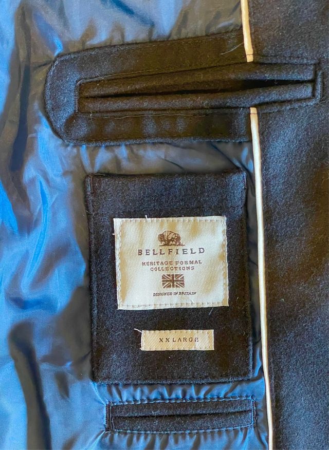 Blazer di lana BellField XXL blu scuro