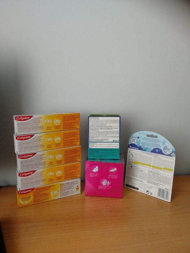 Colgate pasta de dientes, Evax liberty pato discos