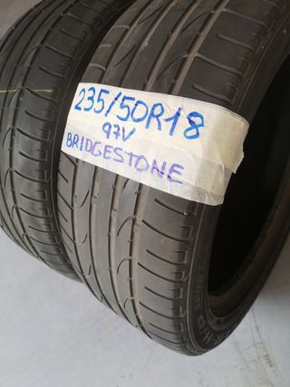 2 neumáticos 235/50R18 BRIDGESTONE 
