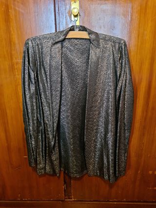 vintage chaqueta dorada