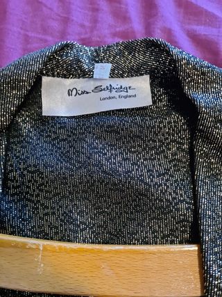 vintage chaqueta dorada