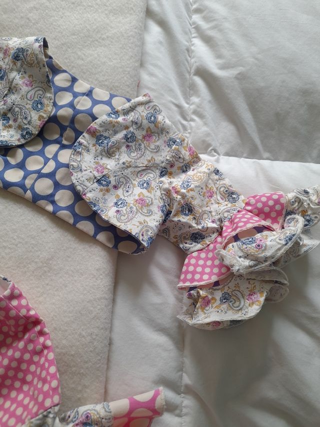 Vestido flamenca niña pachwork