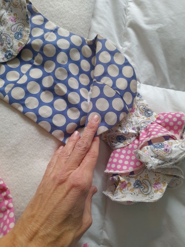 Vestido flamenca niña pachwork