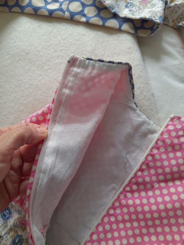 Vestido flamenca niña pachwork