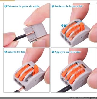 Clemas rápidas con palanca | Conectores eléctricos