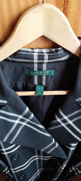 Gabardina Ralph Lauren mujer. REBAJADA