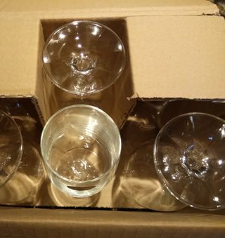 Cristalería de Bohemia. nuevo con etiquetas. copas