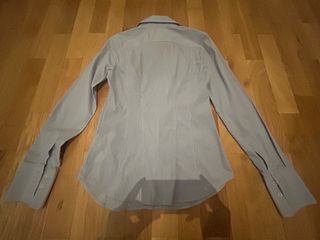 Camisa azul de rayas Benetton