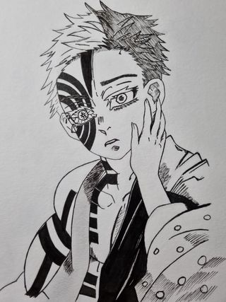 Disegno manga Demon Slayer