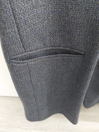 Chaqueta americana gris azulado '90s