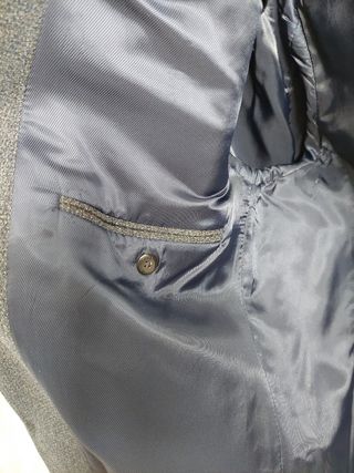 Chaqueta americana gris azulado '90s