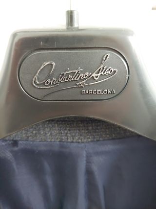 Chaqueta americana gris azulado '90s