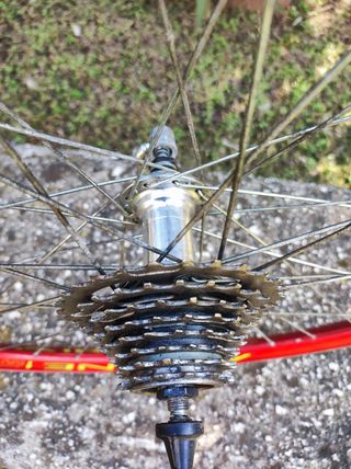 coppia di Ruote 26X190 completo di Ruota Libera 8V