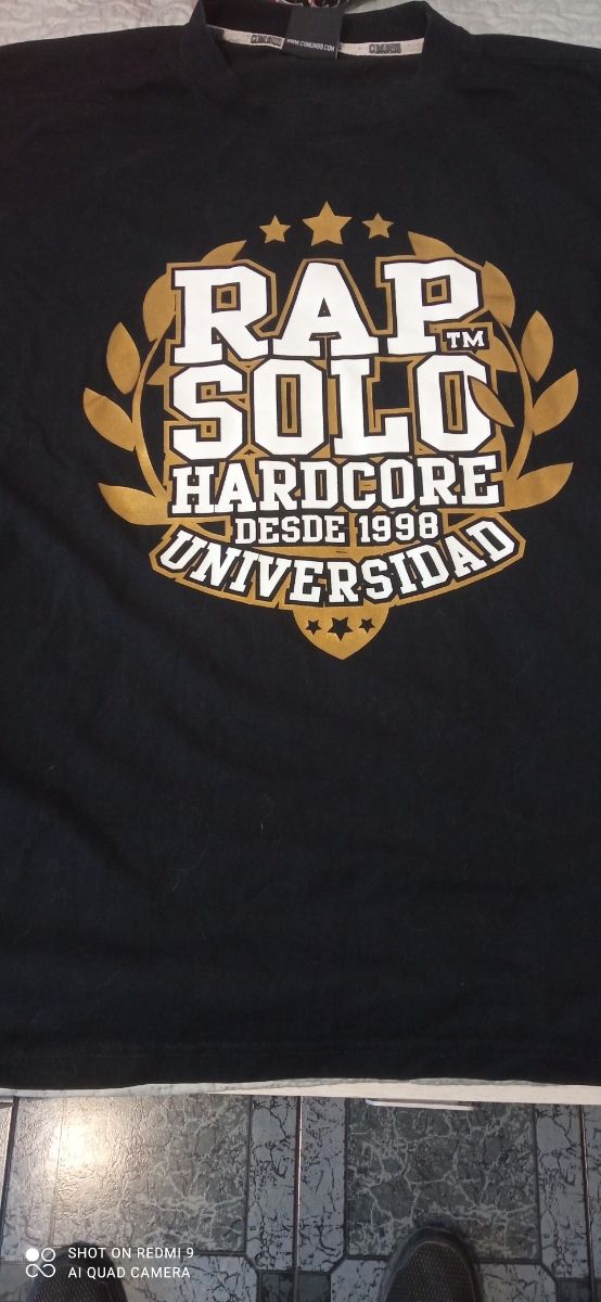 Camiseta violadores del verso rap solo