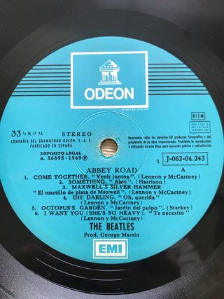 THE BEATLES “Abbey Road”