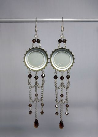 Pendientes de chapas beershoter