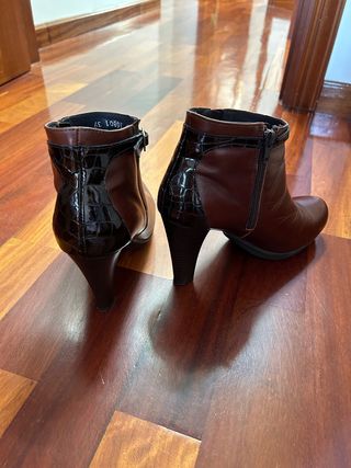 Botines marrón-vino Salmagodi