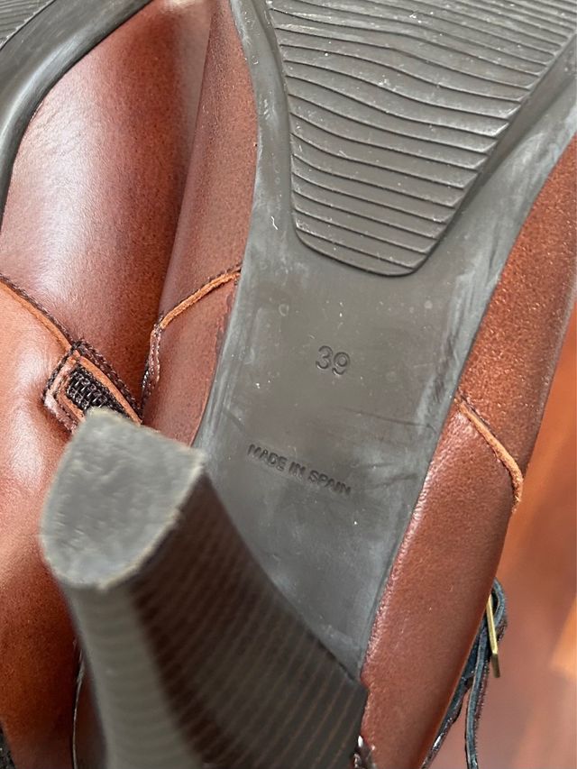 Botines marrón-vino Salmagodi