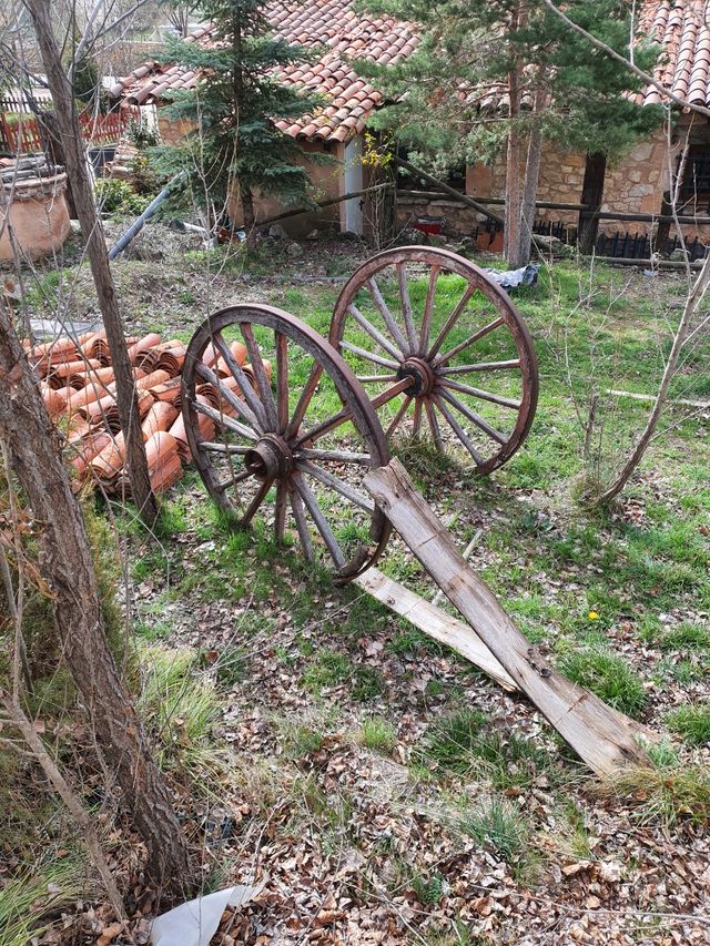 Carros y ruedas carro antiguas