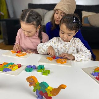 Pack de tres puzzles de Dinosaurios.NUEVO sin usar