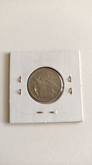 Monedas Franco 5ptas *63, 67, 70, 71, 74