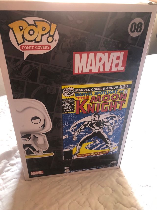 Funko POP Moon Knight 08 Marvel Cómics Cover