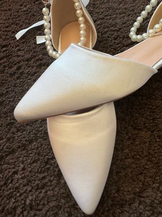 Zapato plano novia