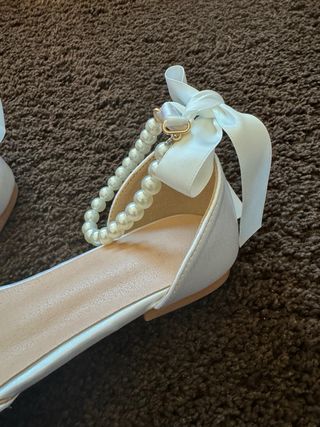 Zapato plano novia