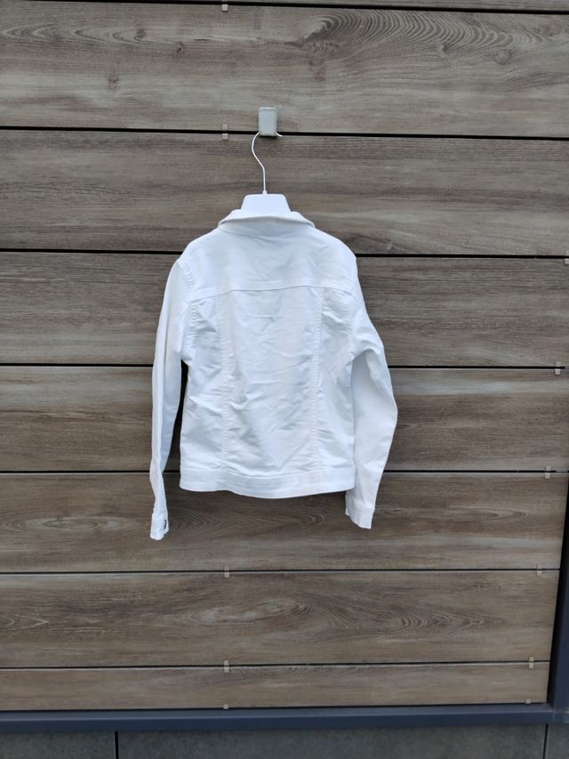 Chaqueta blanca vaquera talla 10