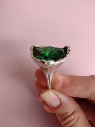 Anillo Uno de 50 ,  Verde 