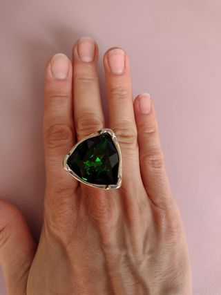 Anillo Uno de 50 ,  Verde 
