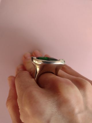 Anillo Uno de 50 ,  Verde 