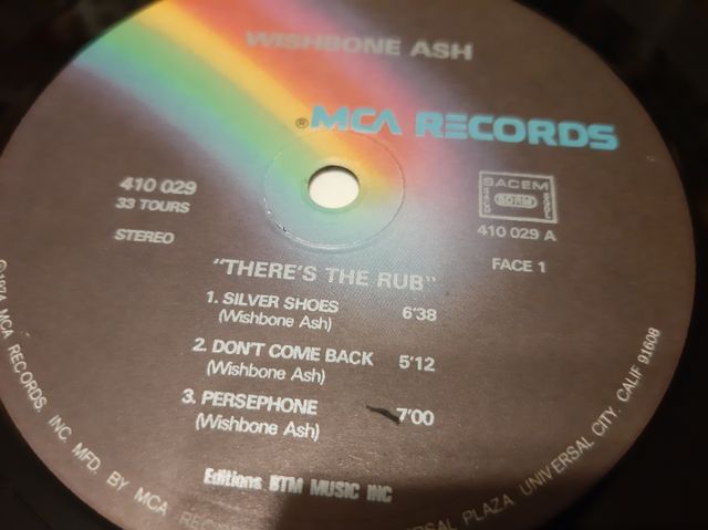 VINILO DE WISHBONE ASH -THERE'S THE RUB- (1975)