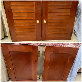 Cajones madera y dos puertas
