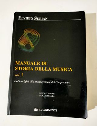 Surian - Manuale di storia della musica
