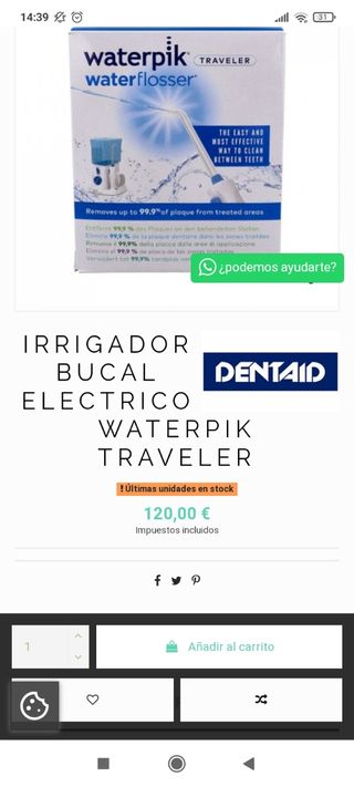 Irrigador bucal NUEVO