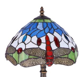 Lampada Tiffany con gemme