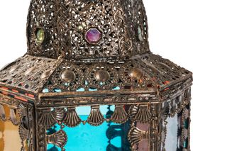 Lampada da tavolo orientale colorata