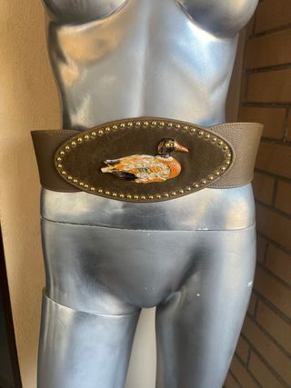 Cintura tradizionale folk vintage anatra strass